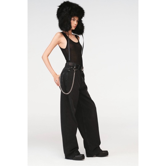 Zara & Steven Meisel wide leg jeans - Picture 3 of 11